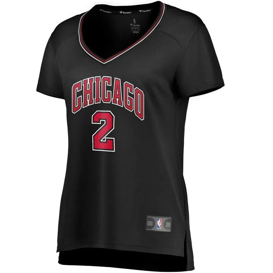 Chicago Bulls Luke Kornet Fanatics Branded Fast Break Player Statement Jersey Womens - Black | Ireland W6118Y0