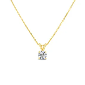 Clara by Martin Binder Diamond Solitaire Necklace (0.61 ct. tw.)