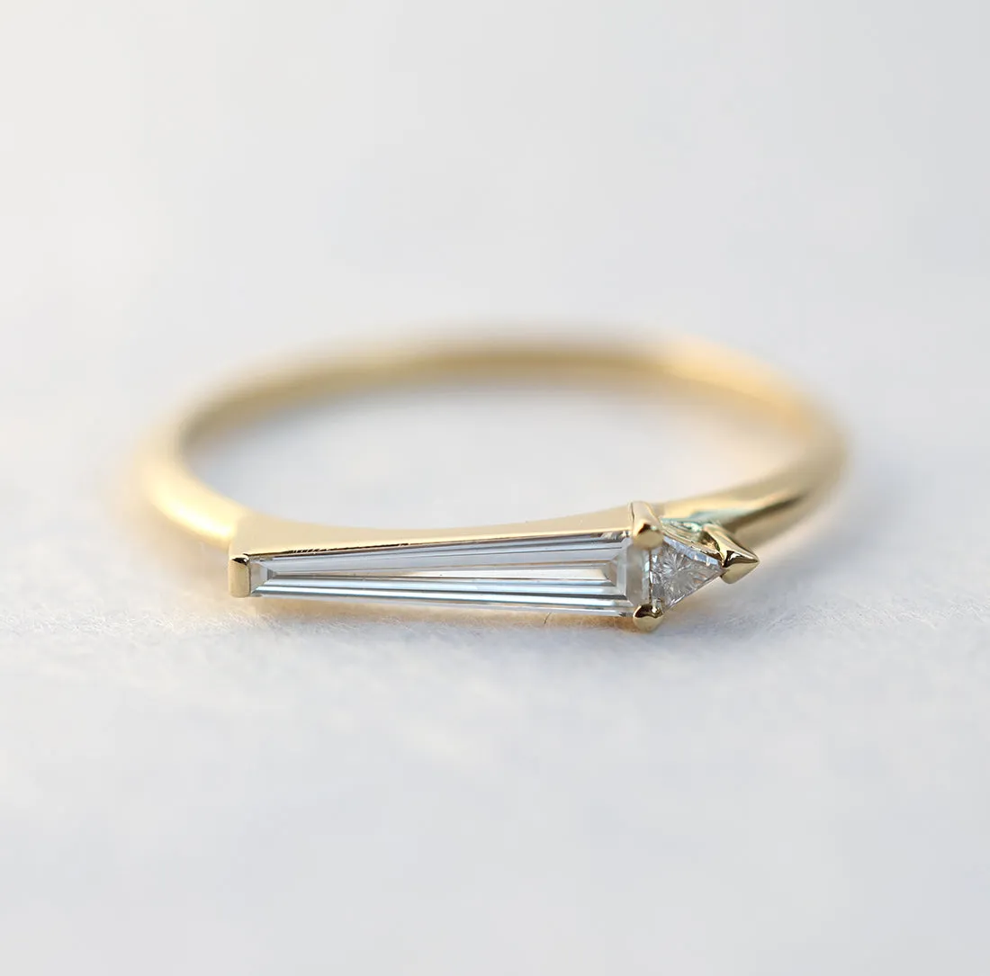 Clementine Baguette Diamond Ring