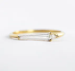 Clementine Baguette Diamond Ring