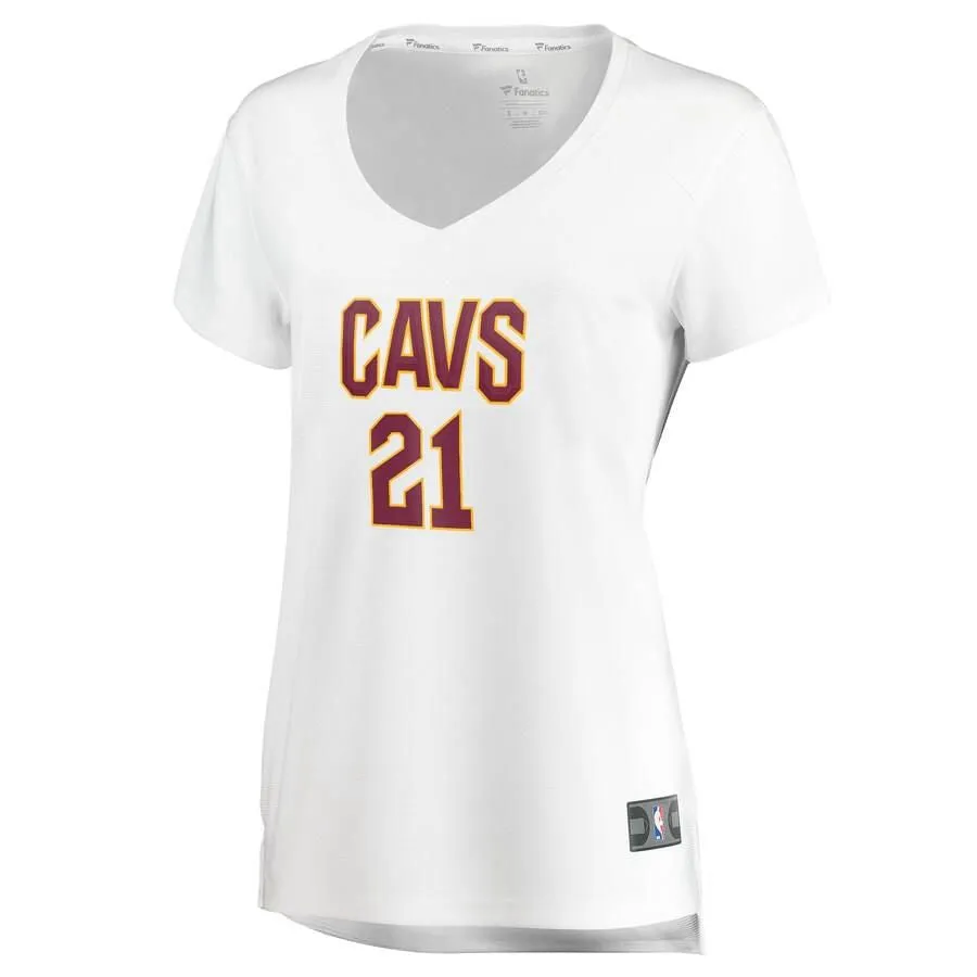 Cleveland Cavaliers Tyler Cook Fanatics Branded Fast Break Player Association Jersey Womens - White | Ireland F6245T6