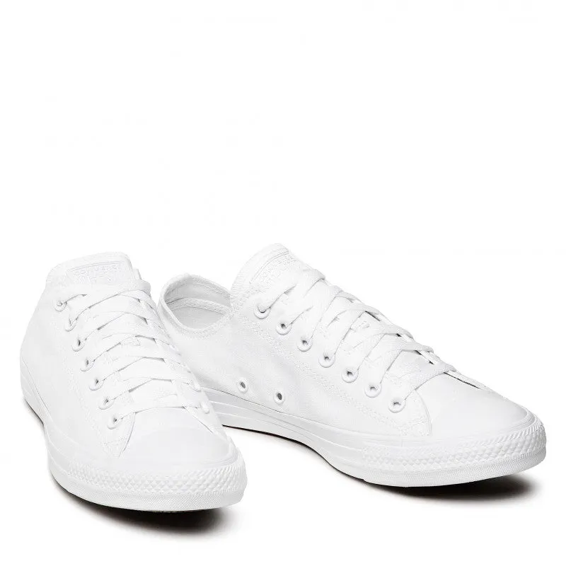 Converse All Star Classica Bassa Monocrome Bianca