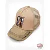 Cowgirl Tuff Cream/Horse Print Cap