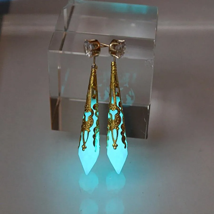 Crystal Obelisk Earrings