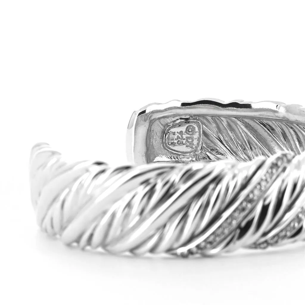 David Yurman | Diamond Cuff - Sterling Silver