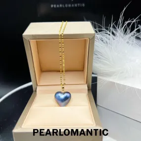 [Designer’s Choice] Japanese Mabe Pearl Heart Shape 14*14mm Pendant w/ 18k Gold