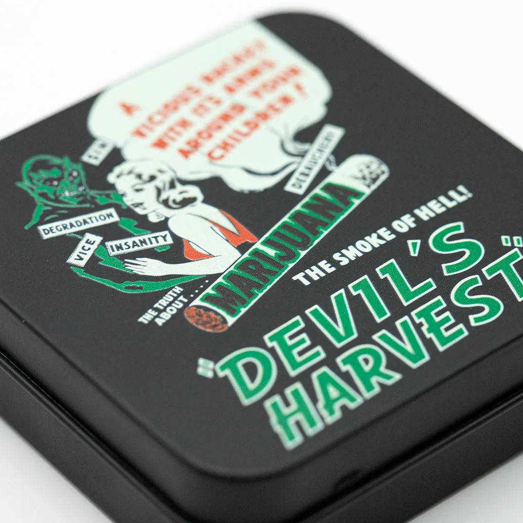 Devils Harvest Metal Tin