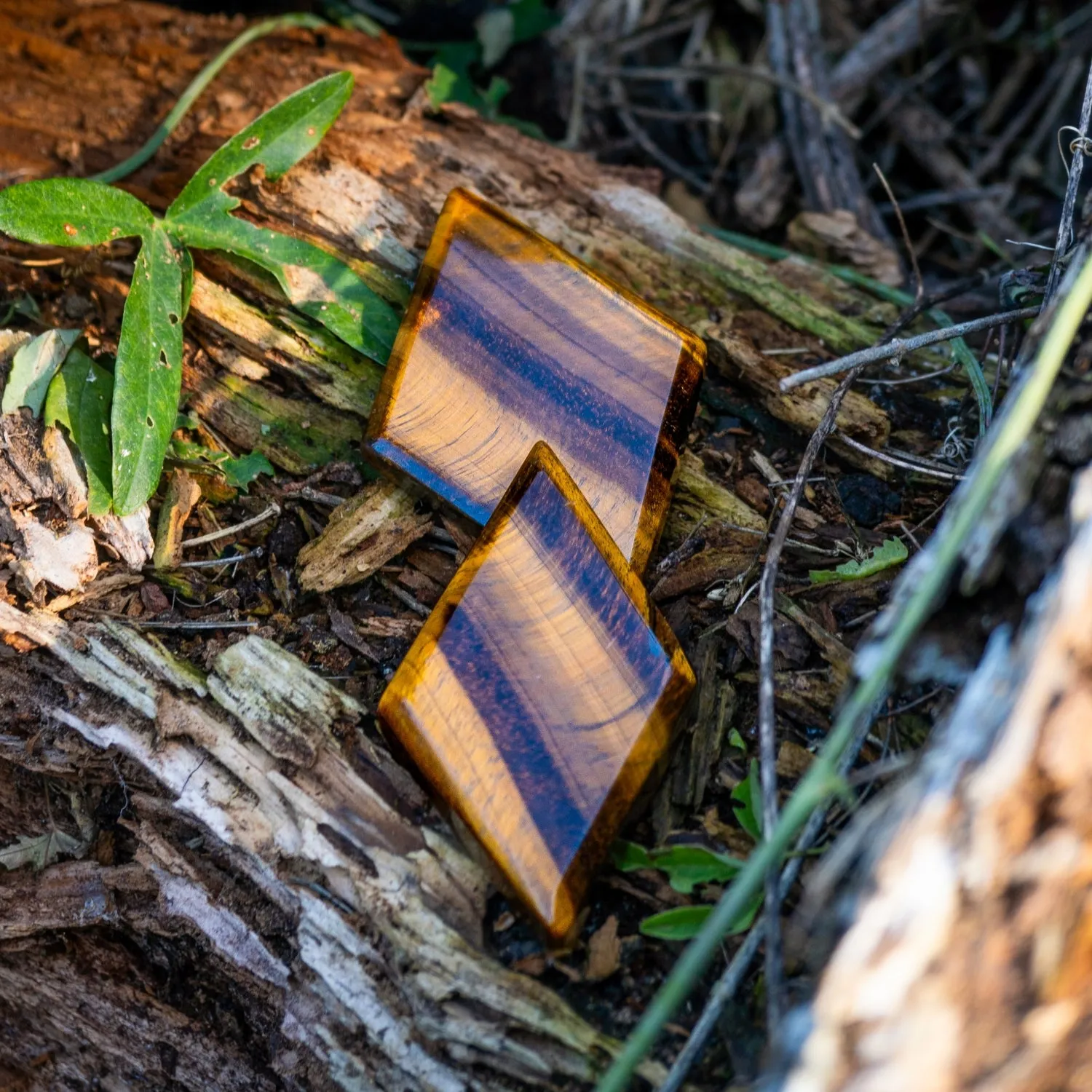 Diamond-Cut Tiger's Eye Crystal