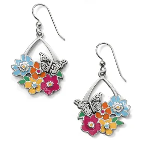 Enchanted Garden Flower French Wire Earrings