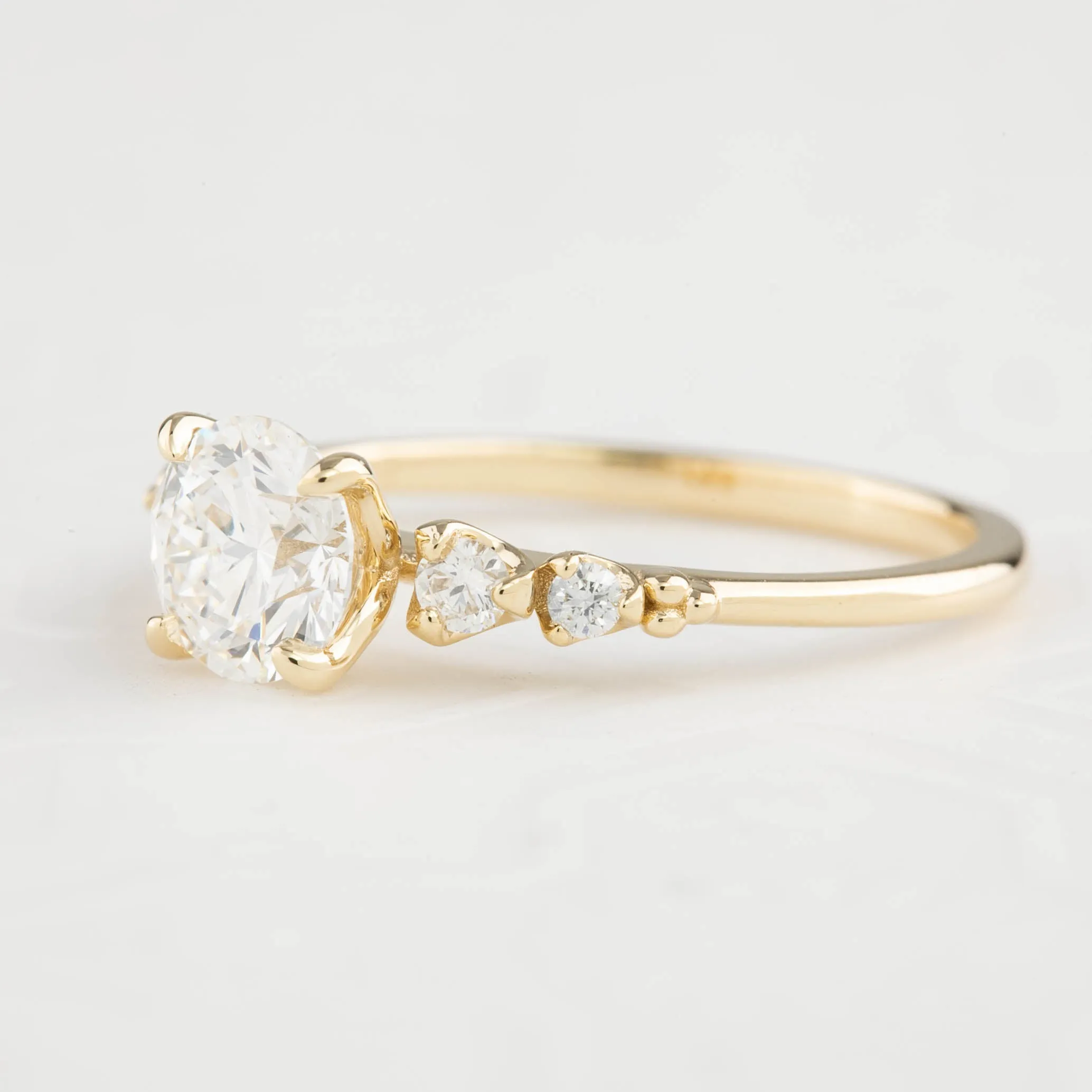 Estel Luxe Round Diamond Ring (Choose your own diamond)