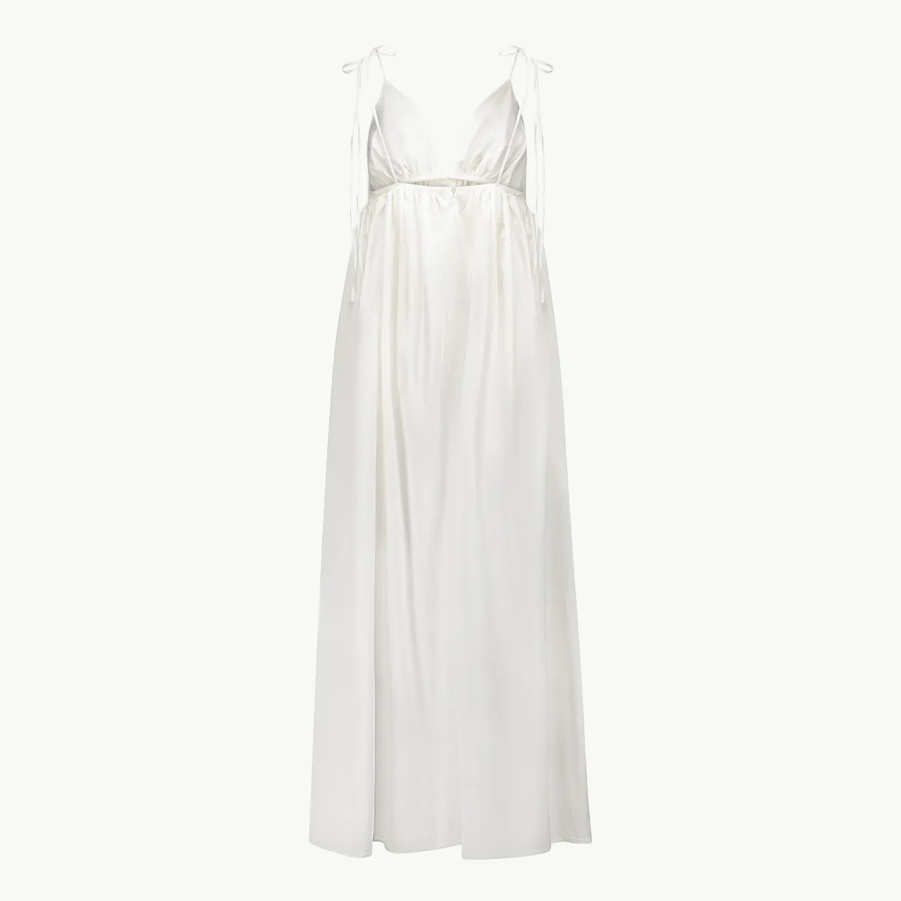 Esther Dress - White Poplin