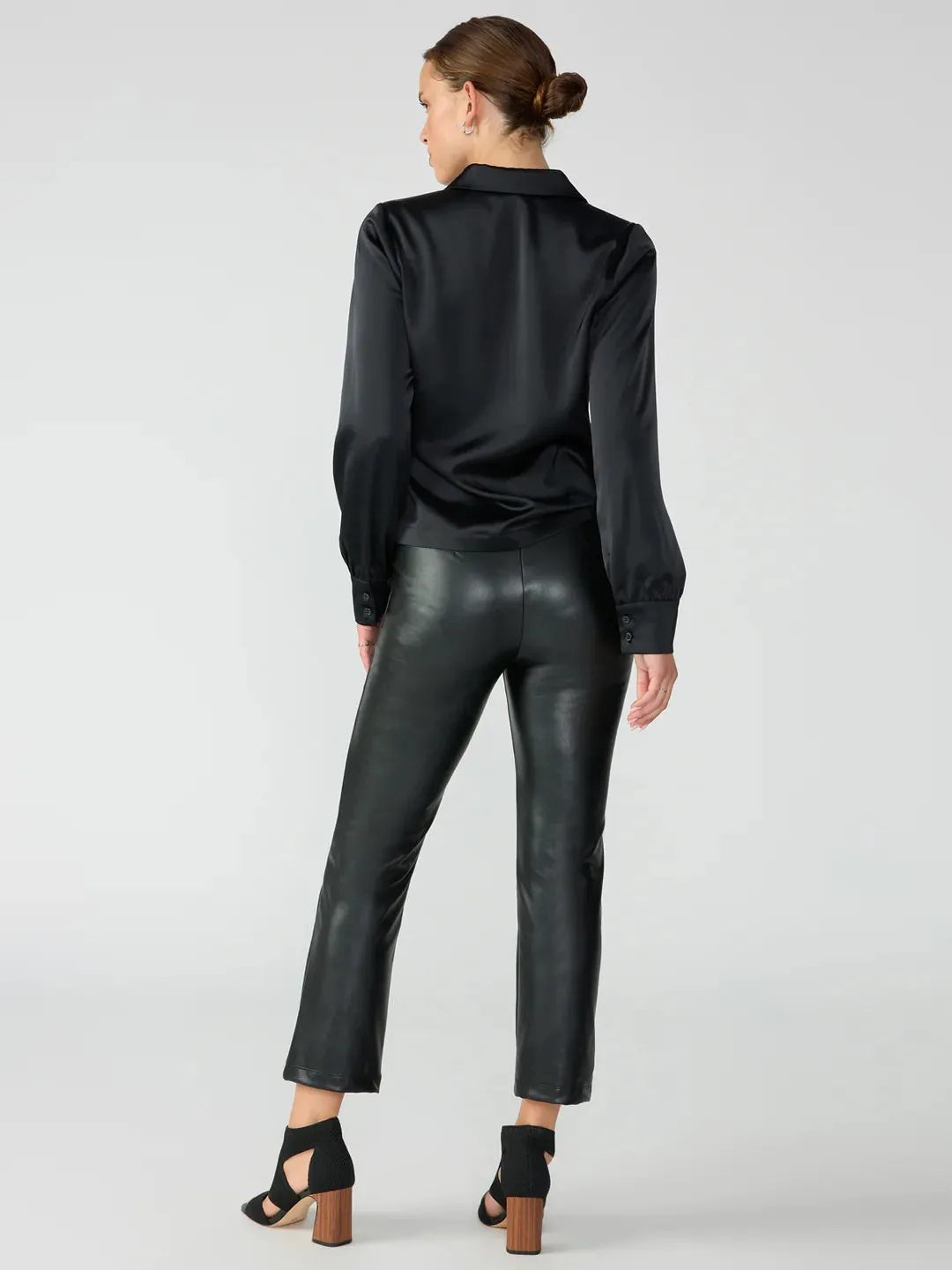 FAUX LEATHER CARNABY KICK CROP - SANCTUARY