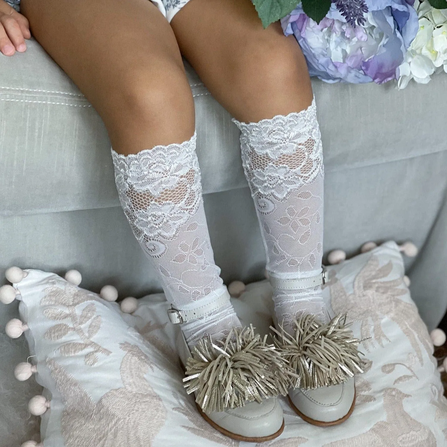 Flora Lace Socks