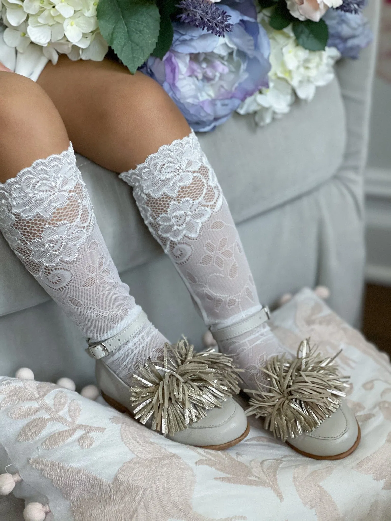 Flora Lace Socks