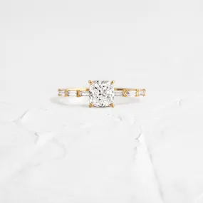 Fluency Ring, 1ct. Cushion Cut