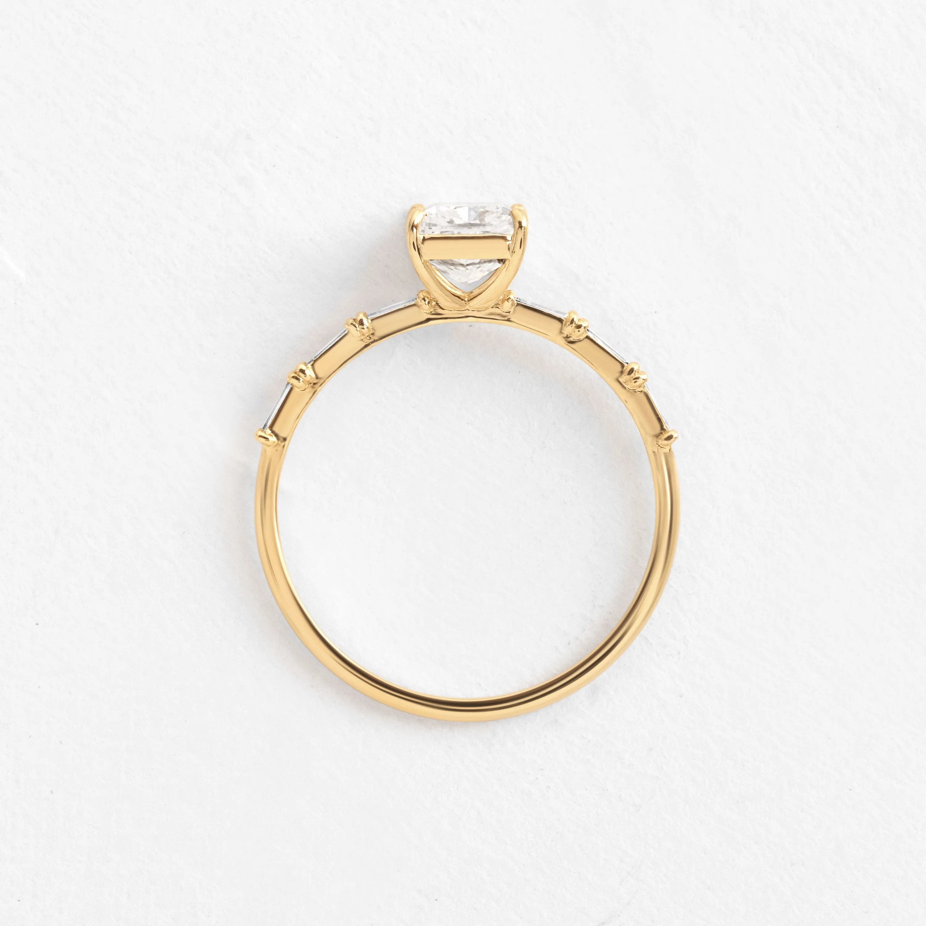 Fluency Ring, 1ct. Cushion Cut