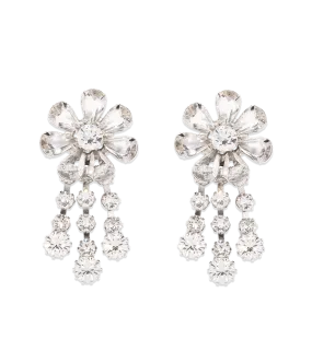 Frances Earrings in Crystal