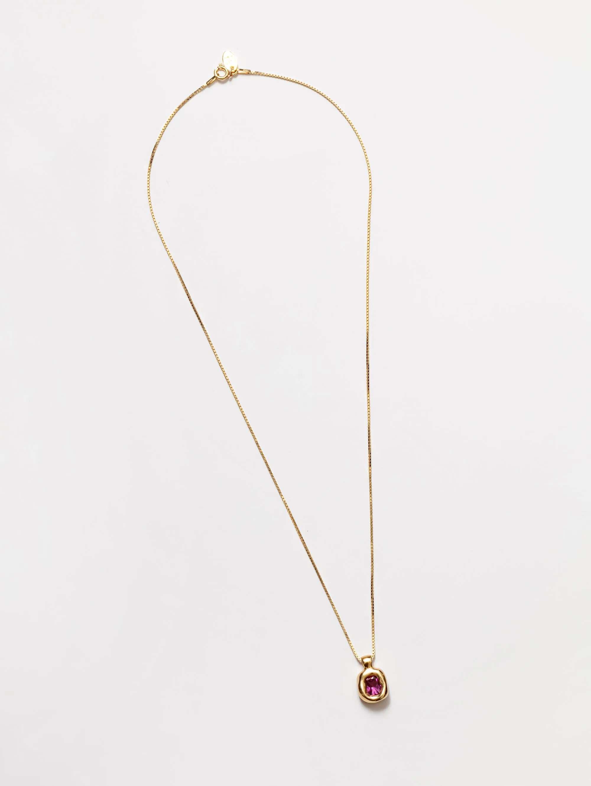 Freya Necklace in Pink and Gold