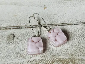 Fused Glass Earring’s ~ Pink Lemonade