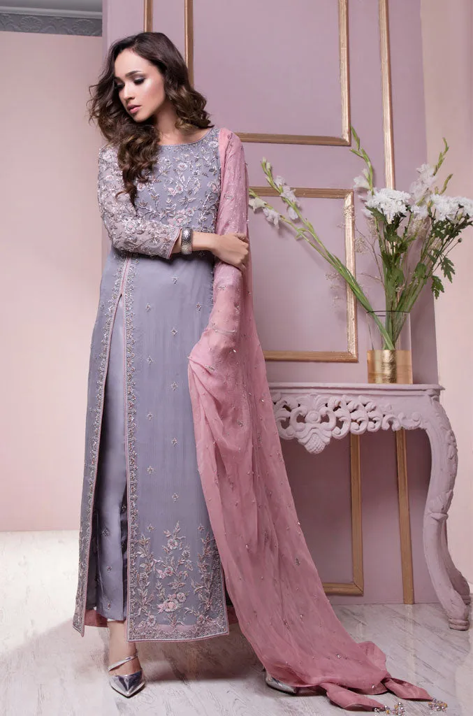 Handwork Embroidered Chiffon Long Style 3pc Suit | SHAHIZAIB Vol 2 | S201928