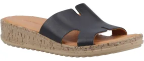 Hush Puppies Eloise Womens Leather Mule Sandal