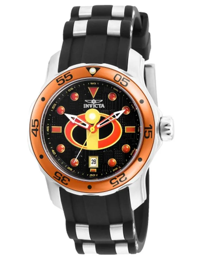 INVICTA Disney Limited Edition Womens Watch - Stainless - Black- The Incredibles