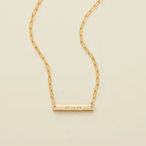 Jude Bar Necklace