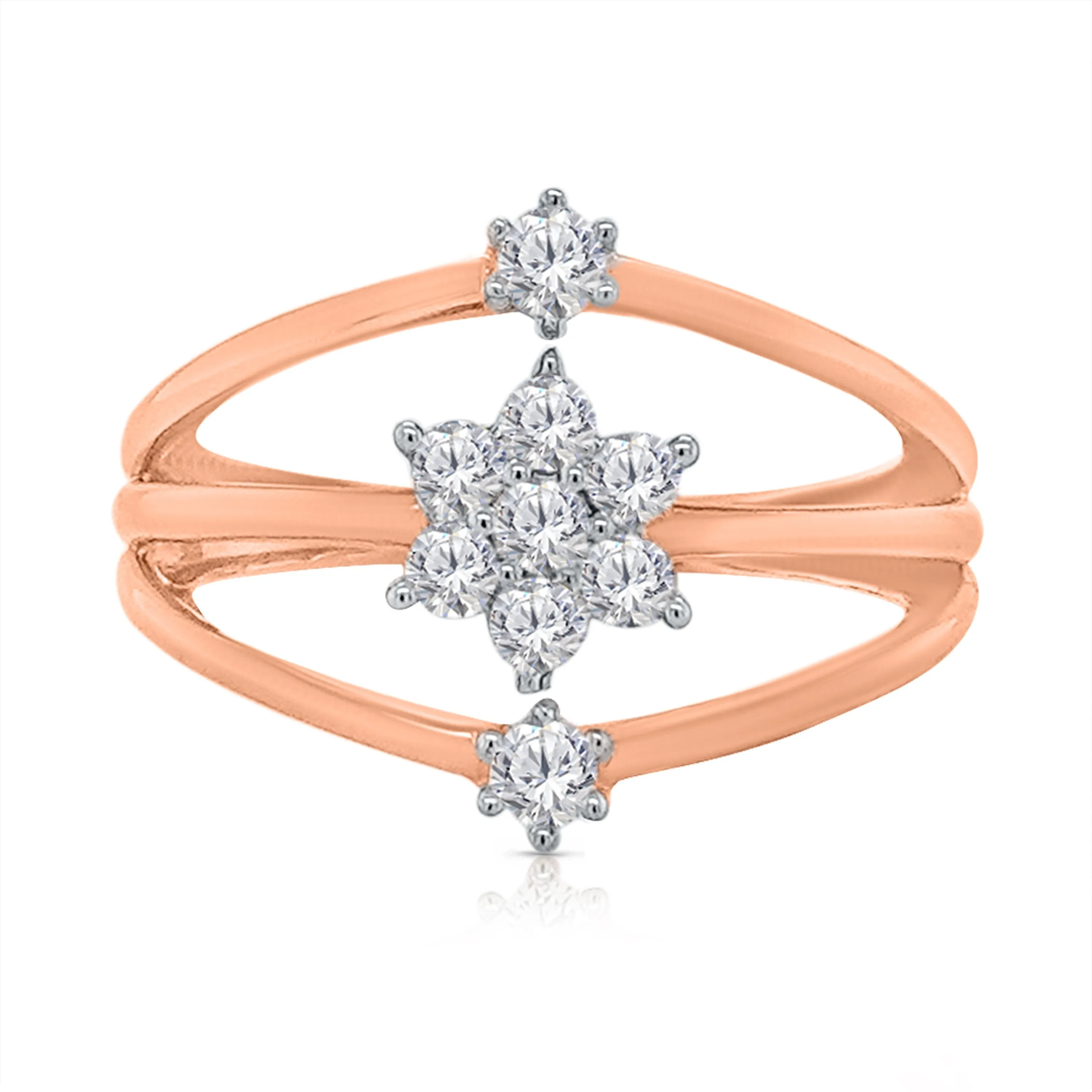 Kallati Diamond Eternal Ring in 14K Rose Gold