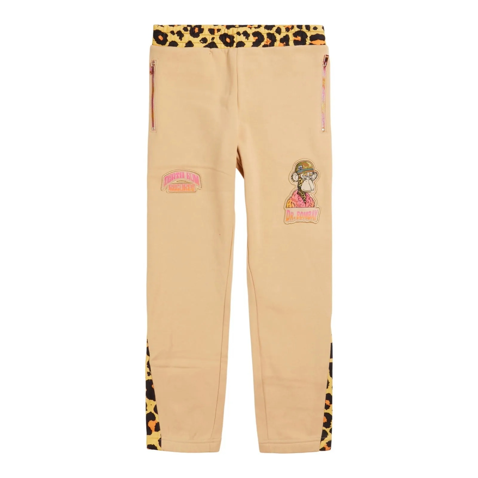 Kids Dr. Bombay Leopard Fleece Joggers