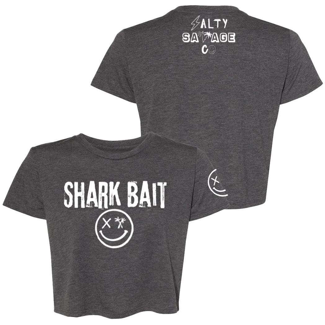 Ladies "SHARK BAIT" Flowy Crop Tee