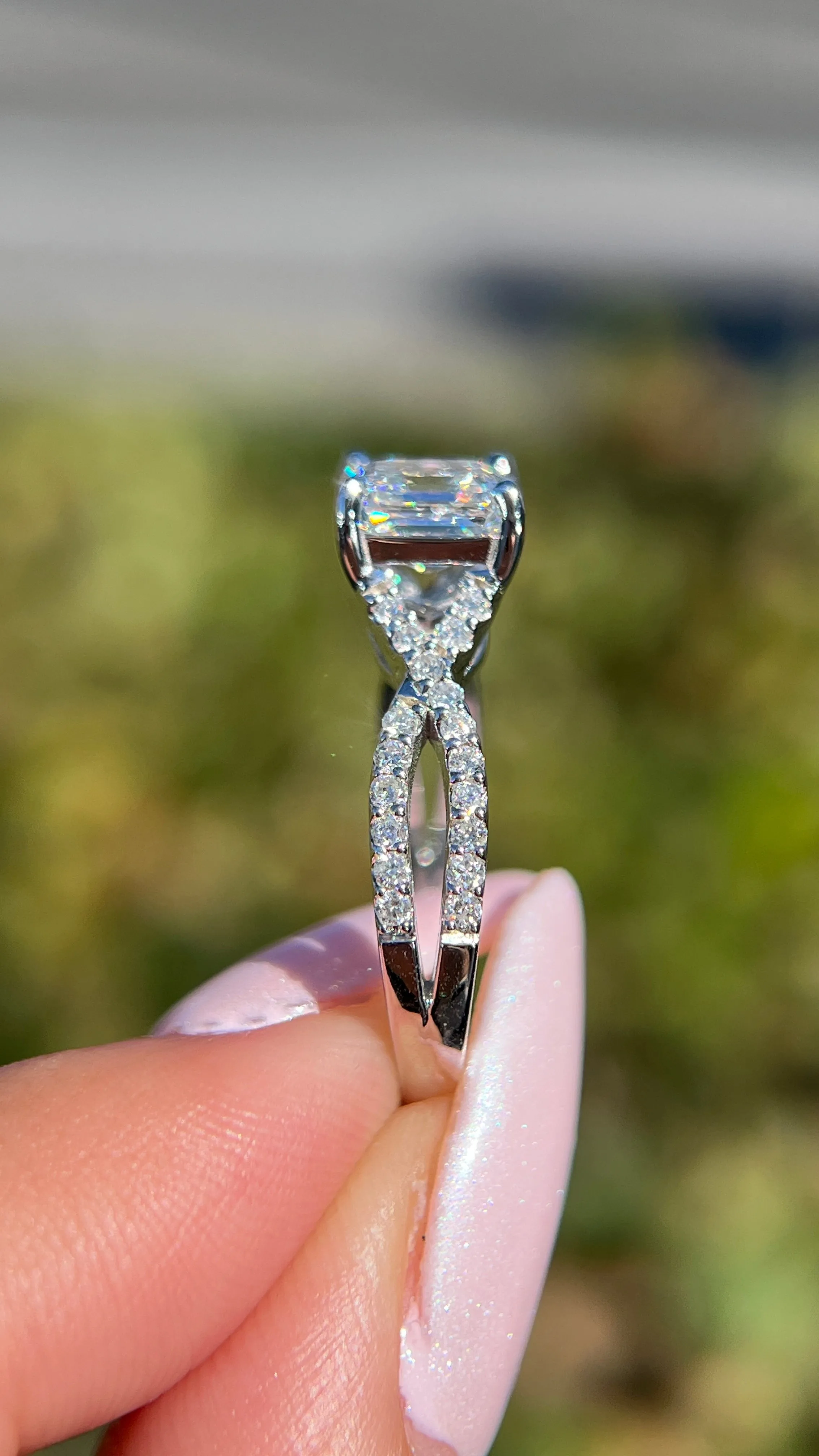 Lani 2.04ct E-VS1 Asscher Lab Diamond