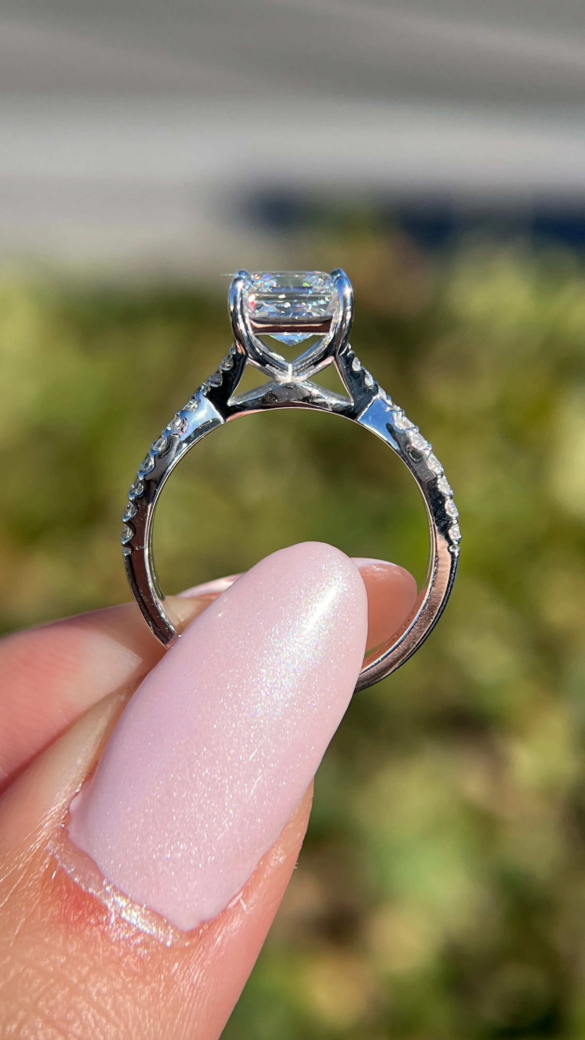 Lani 2.04ct E-VS1 Asscher Lab Diamond