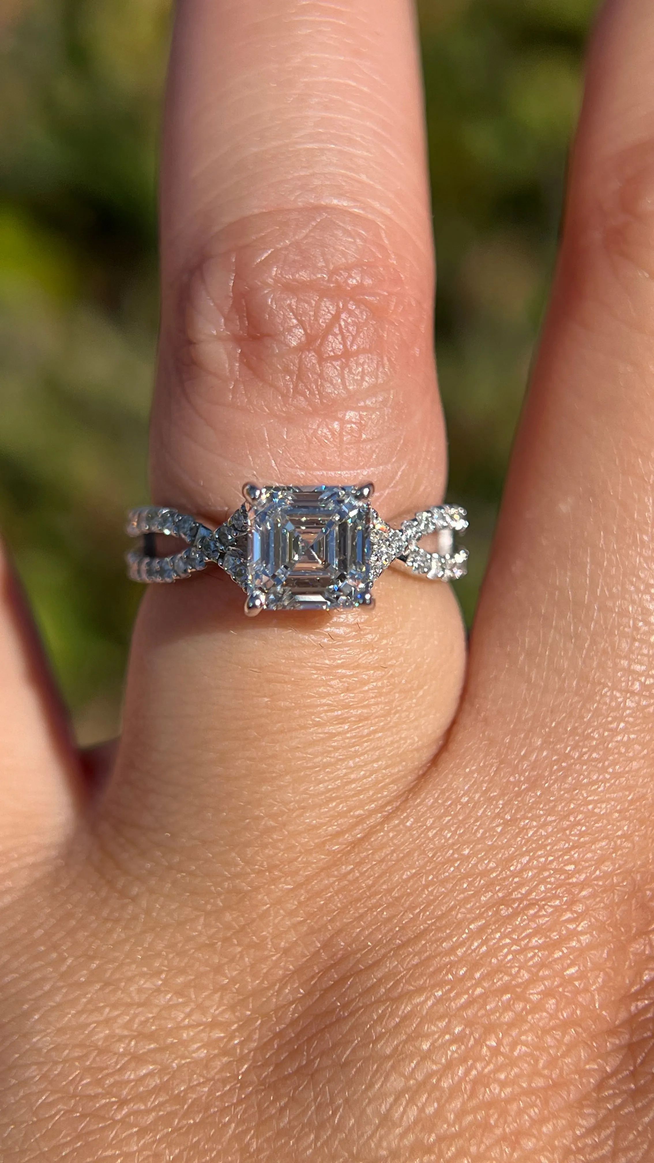 Lani 2.04ct E-VS1 Asscher Lab Diamond