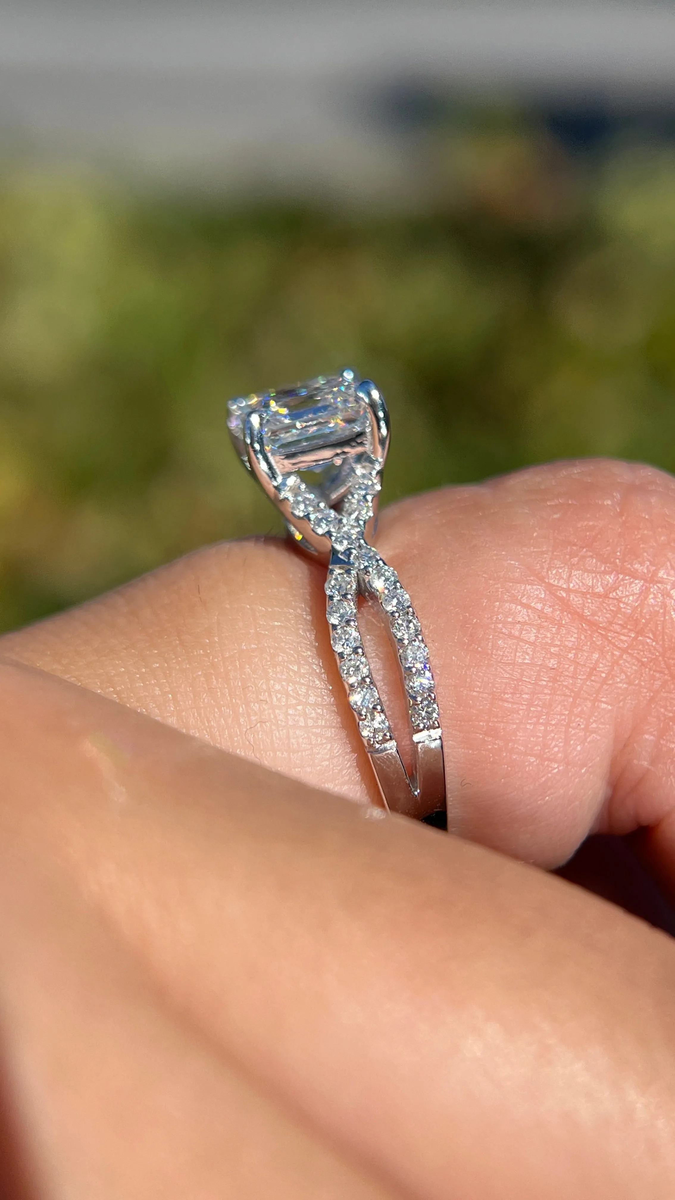 Lani 2.04ct E-VS1 Asscher Lab Diamond