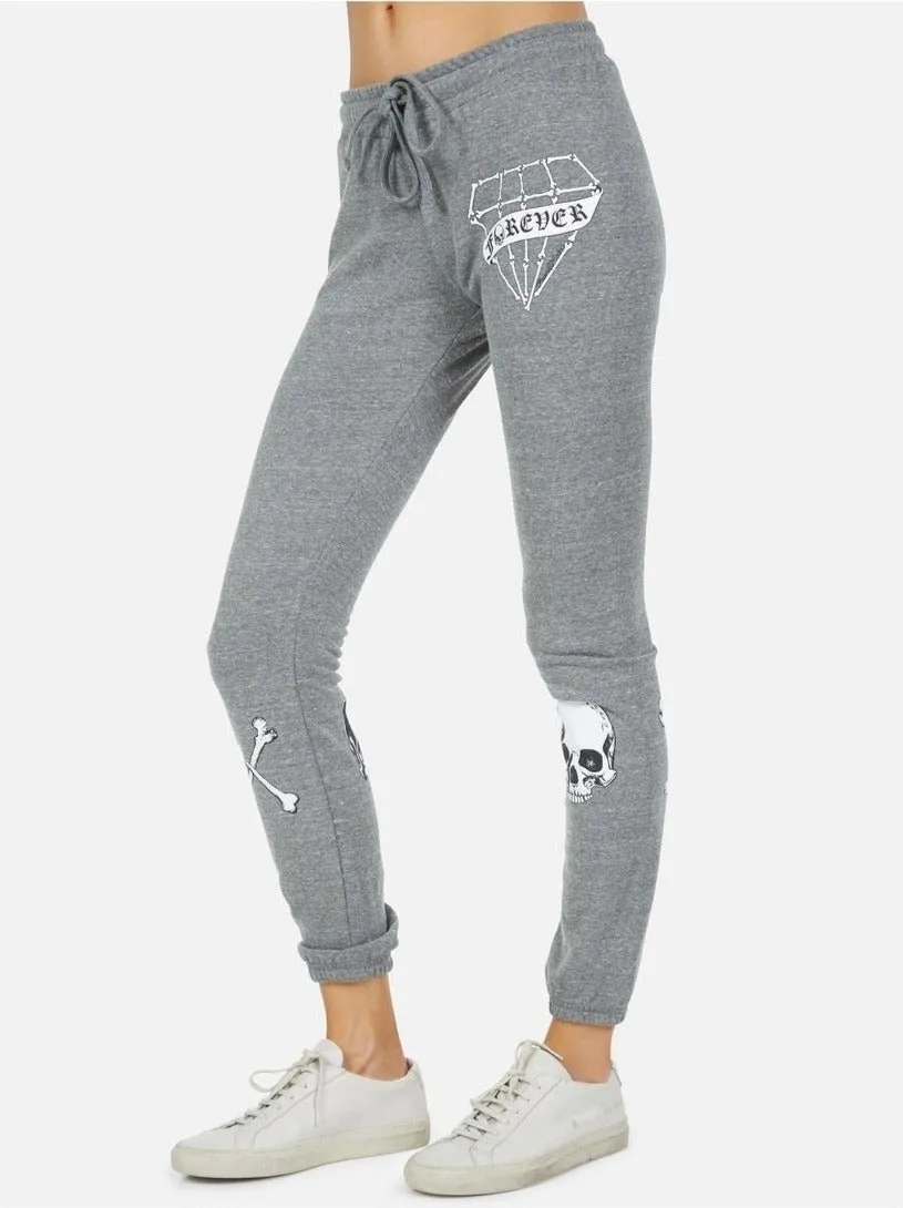 Lauren Moshi Uri Bone Diamond Joggers