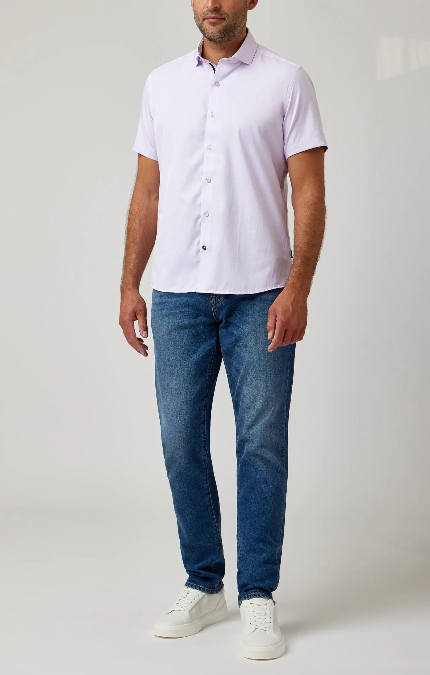 Lavender Solid Short Sleeve DryTouch® Shirt