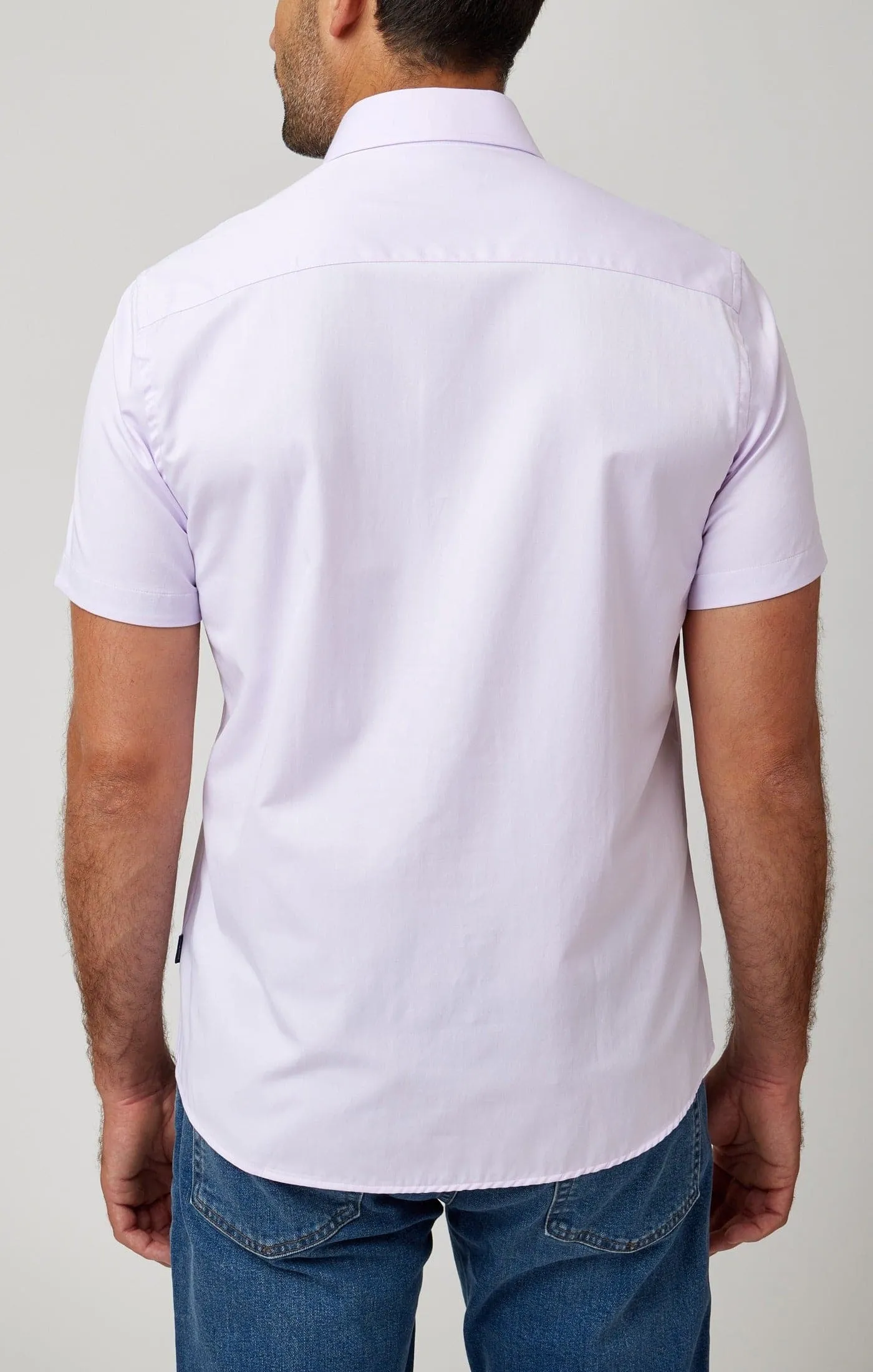 Lavender Solid Short Sleeve DryTouch® Shirt