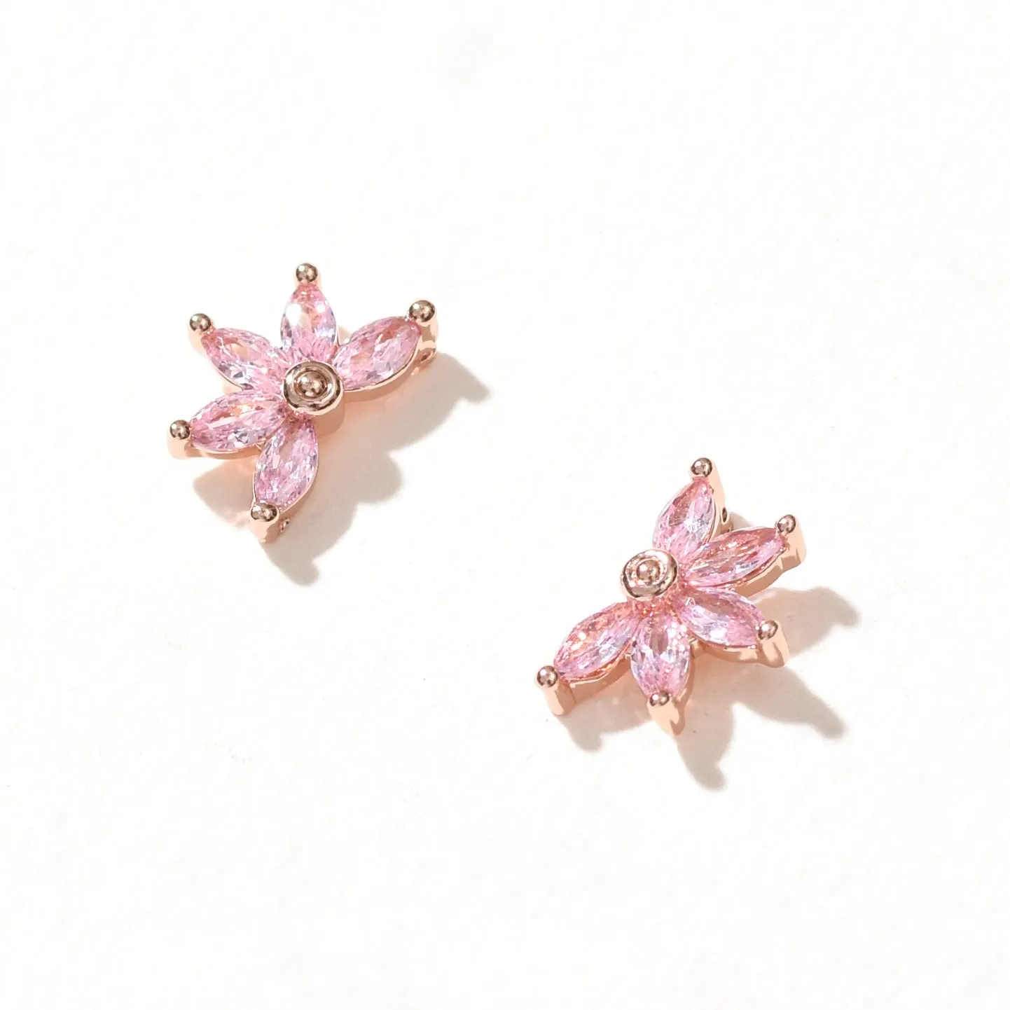 Lily Stud | Pink Rose Gold