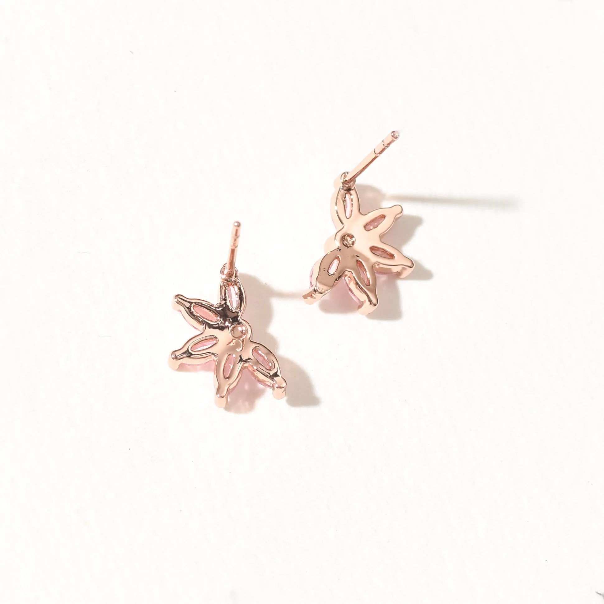 Lily Stud | Pink Rose Gold