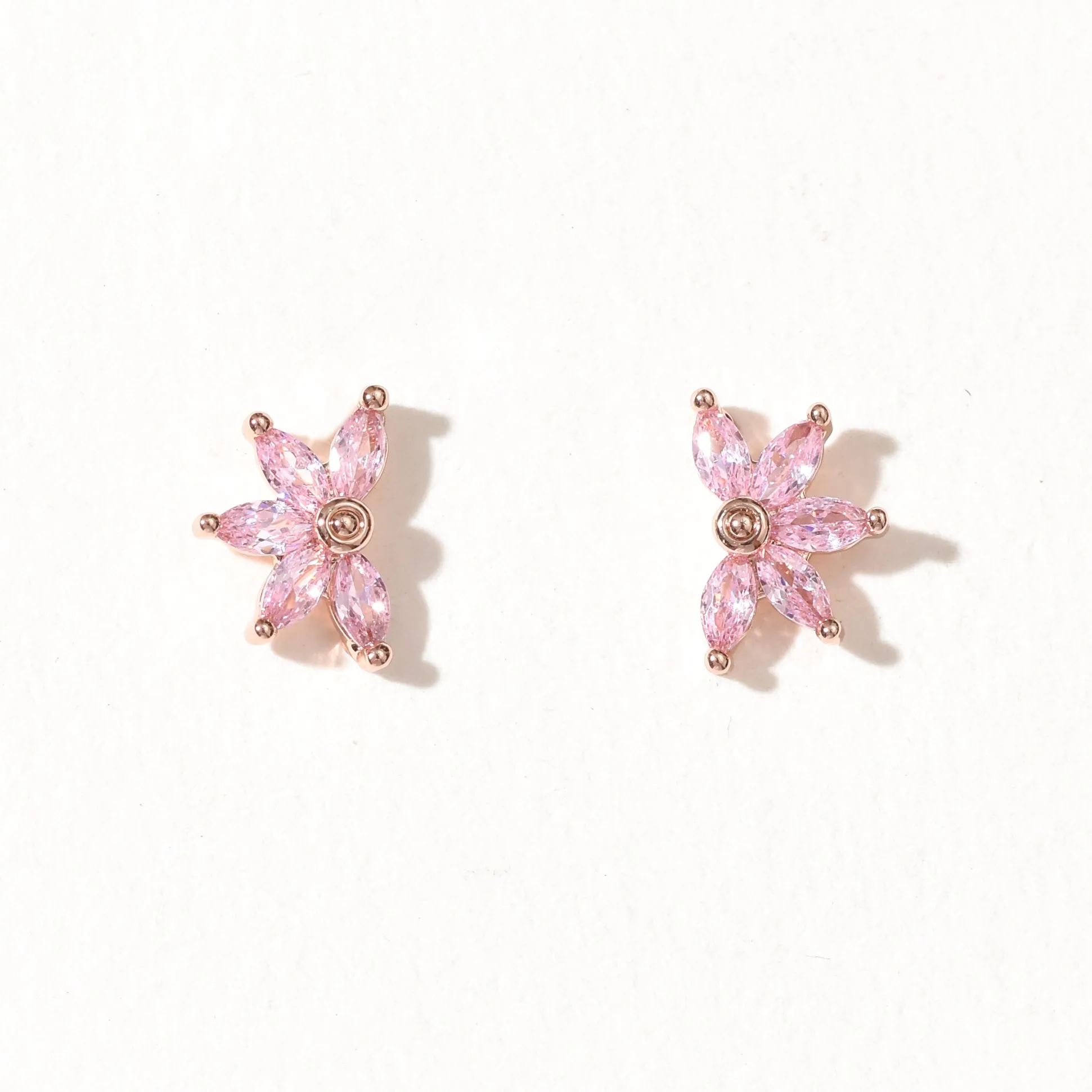 Lily Stud | Pink Rose Gold