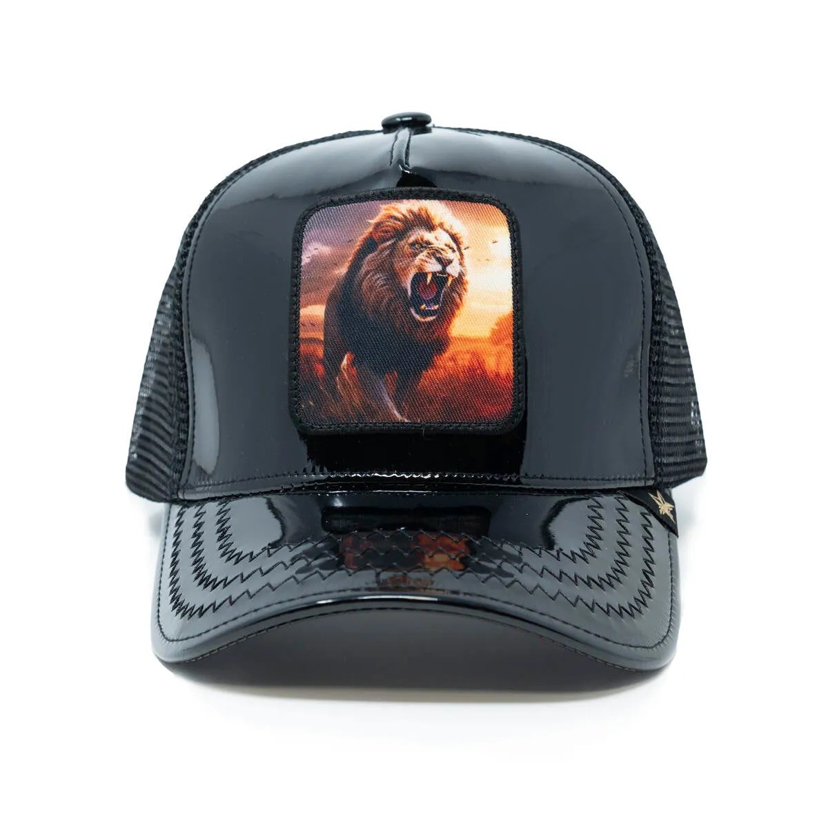 Lion Laminate Trucker Hat