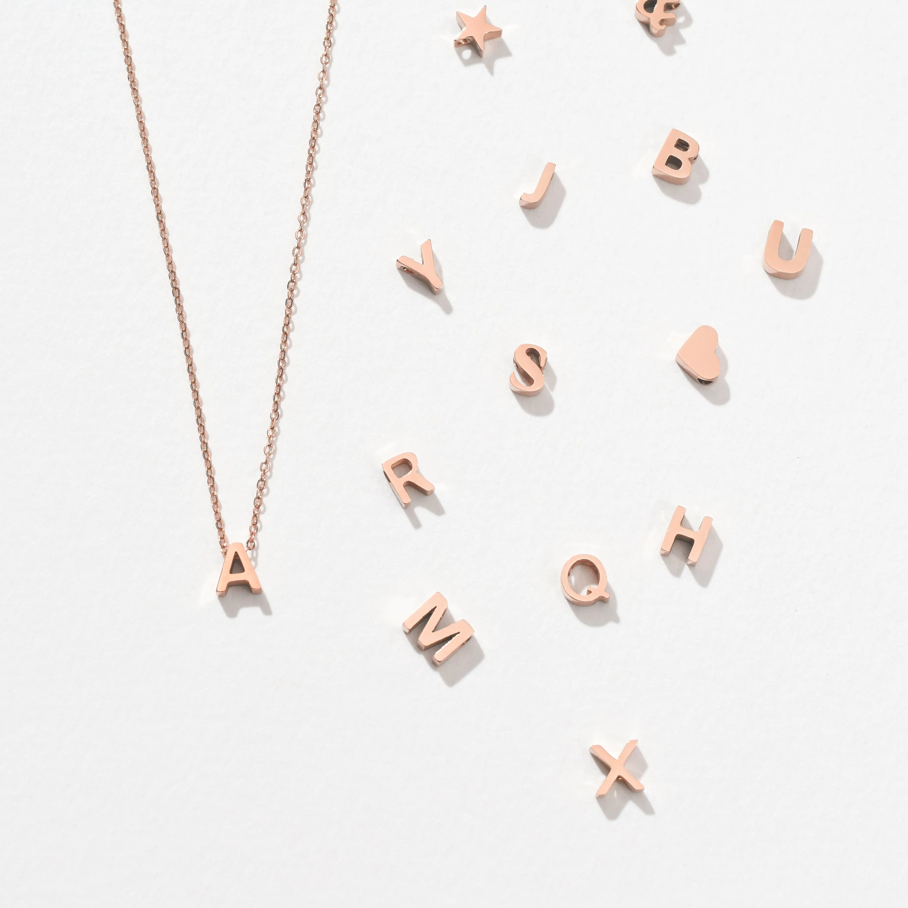 Love Letter Necklace | Rose Gold