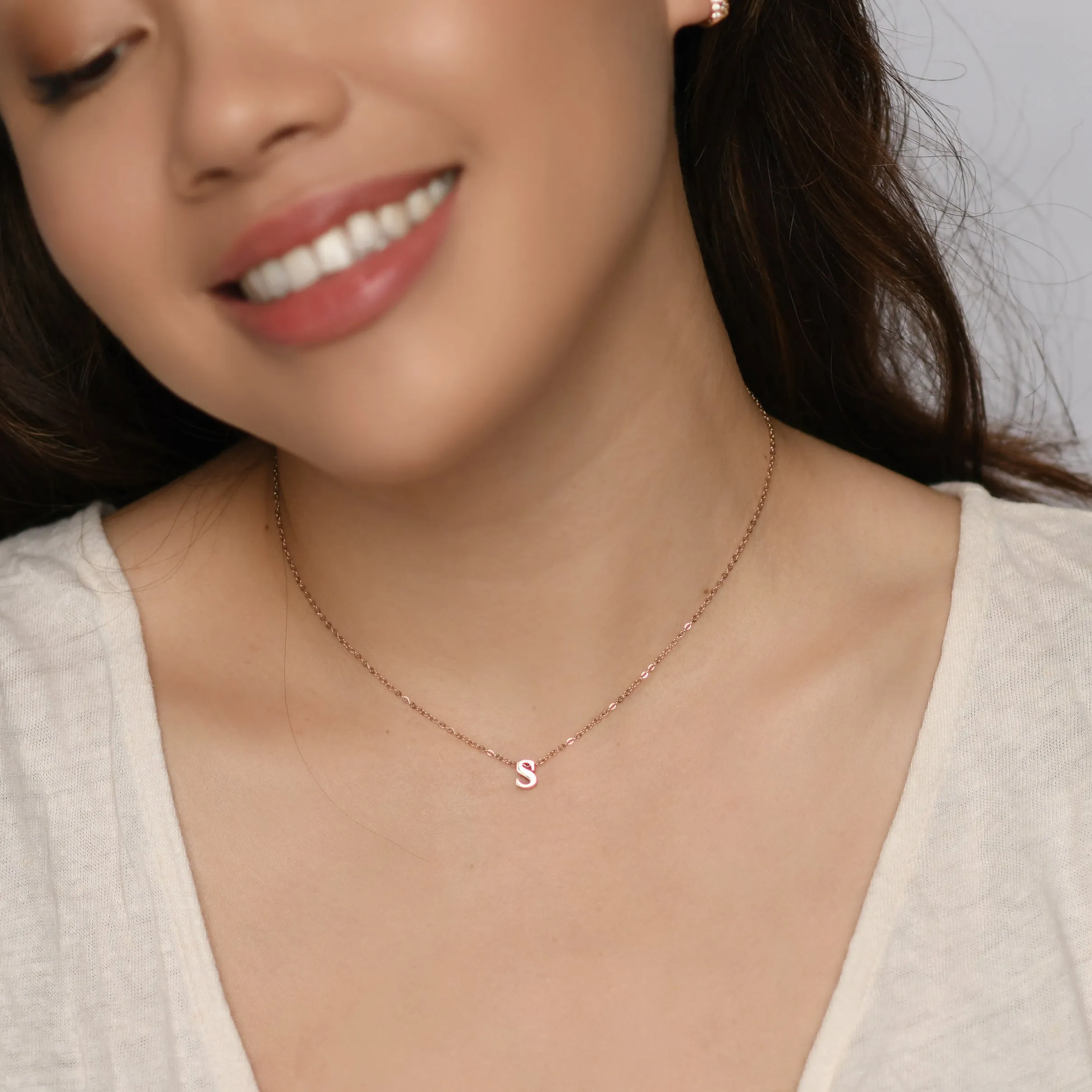 Love Letter Necklace | Rose Gold