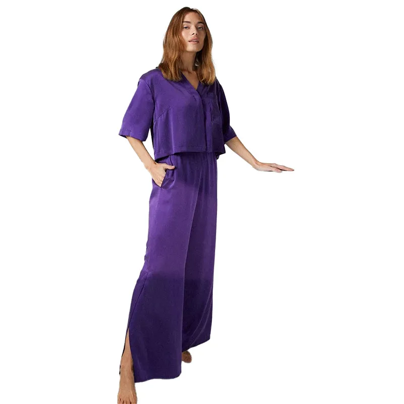 LUNYA | Washable Silk High Rise Pant Set - Limited Edition Flying Fig