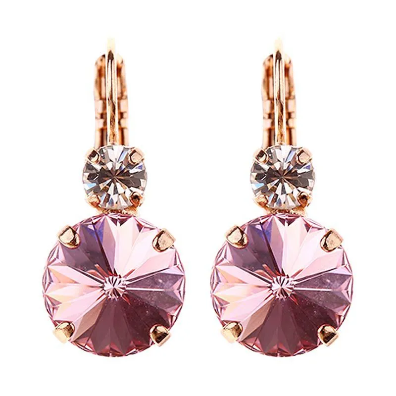 Mariana Clear Pink Earrings