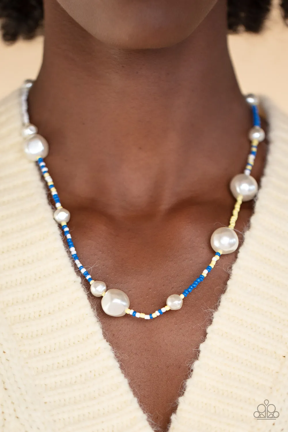 Modern Marina Blue-Necklace