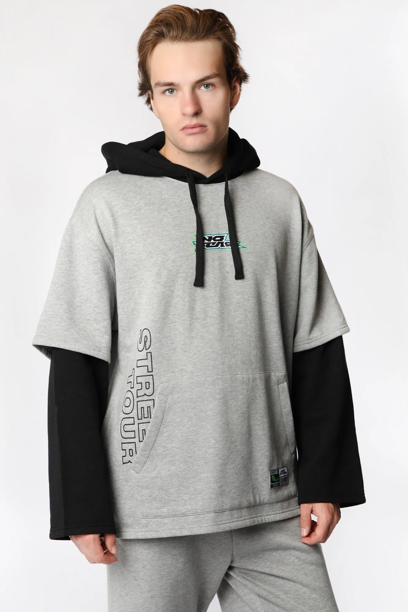 No Fear Mens 2-In-1 Hoodie