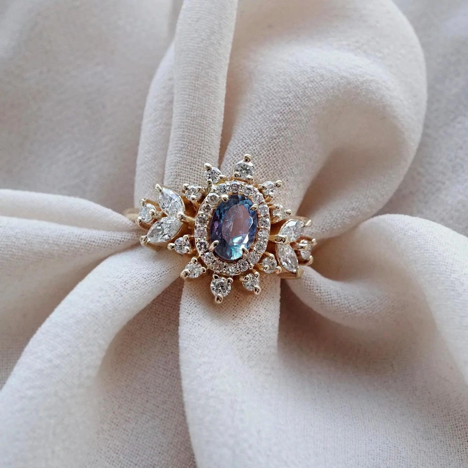 One Of A Kind: Coco Alexandrite Diamond Ring