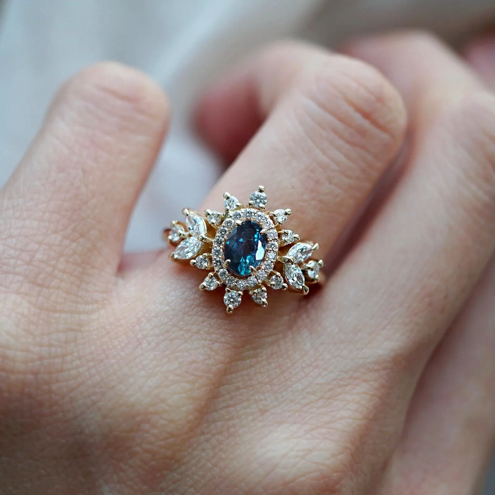 One Of A Kind: Coco Alexandrite Diamond Ring