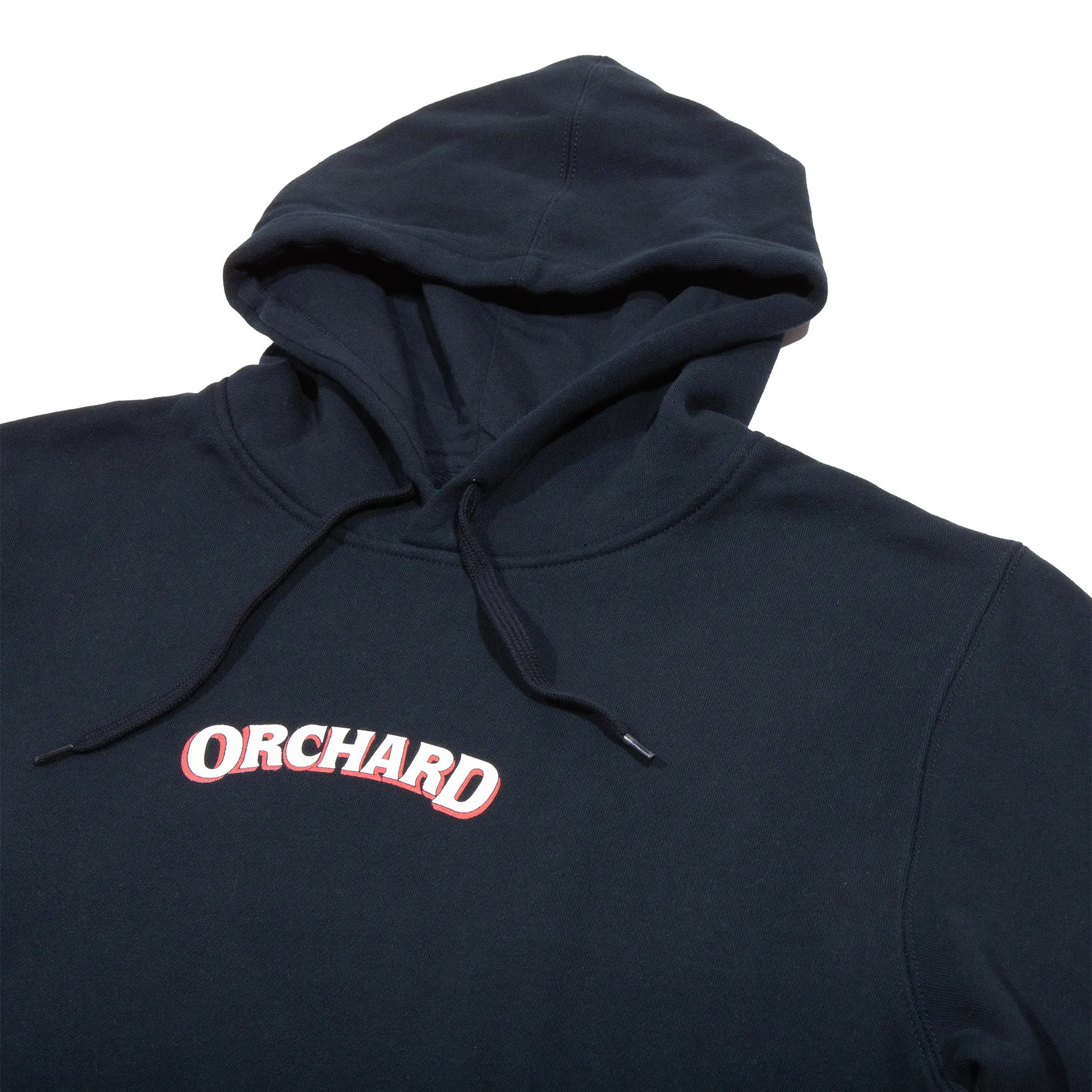 Orchard Text Shadow Hoodie Midnight/White/Red